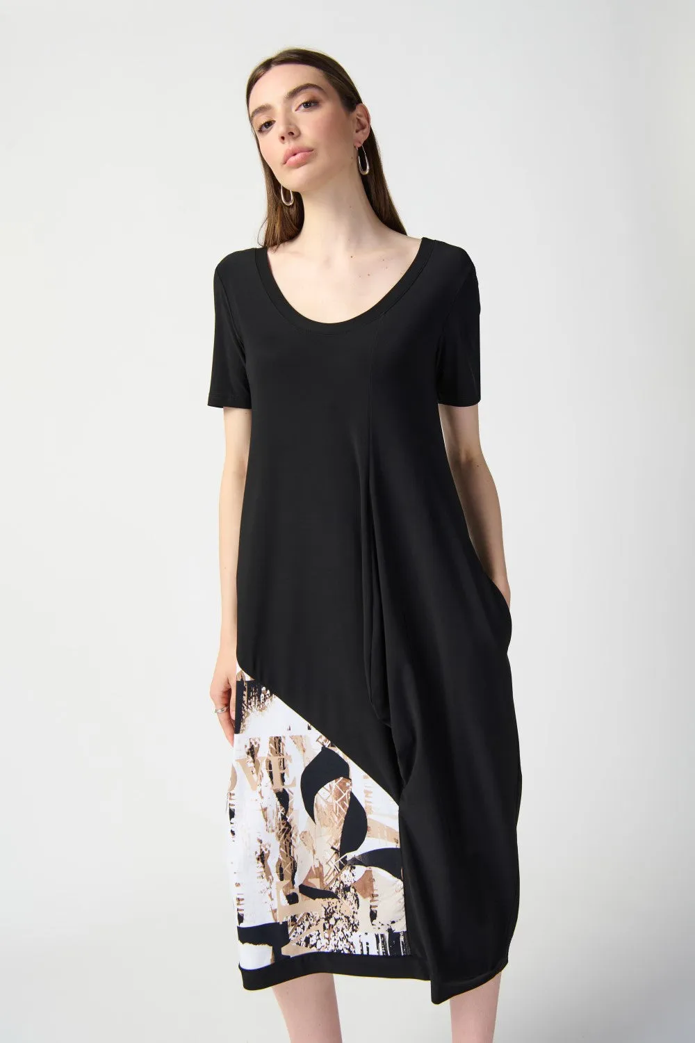 Joseph Ribkoff Dress 241055 Black/Multi