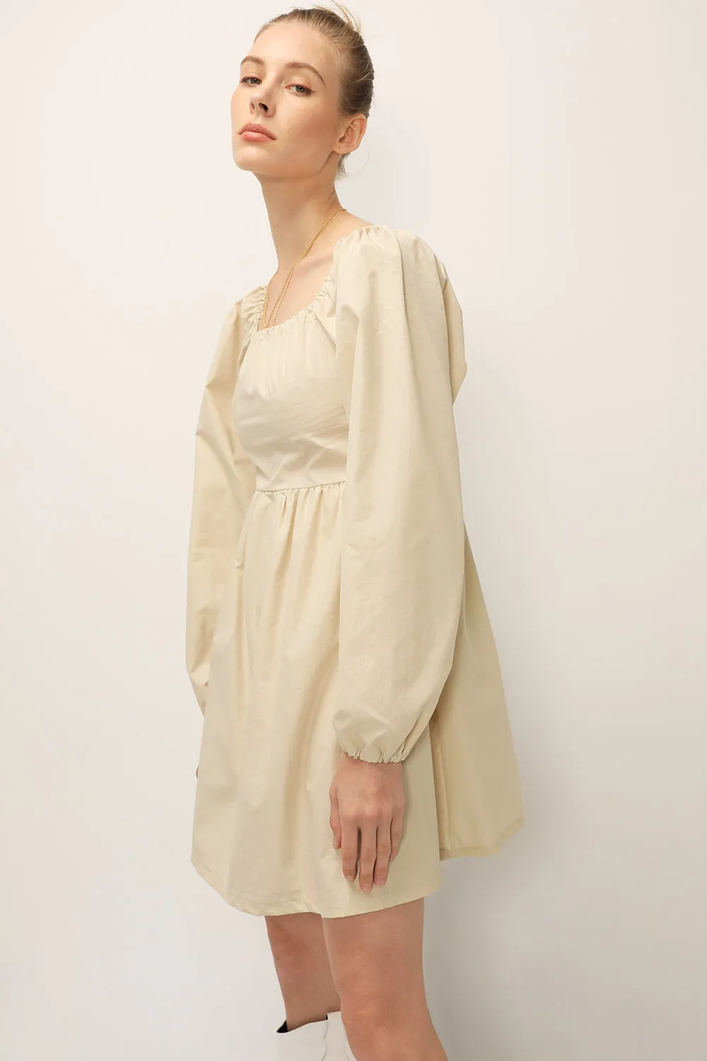 Joy Coated Babydoll Dress