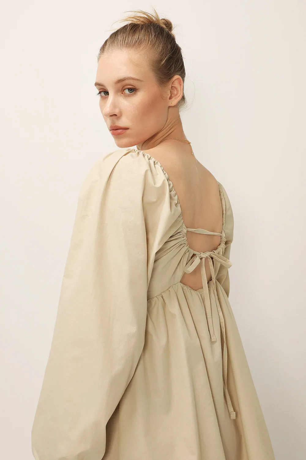 Joy Coated Babydoll Dress