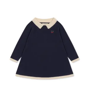 Konges Sløjd Venton Knit Dress GOTS Navy