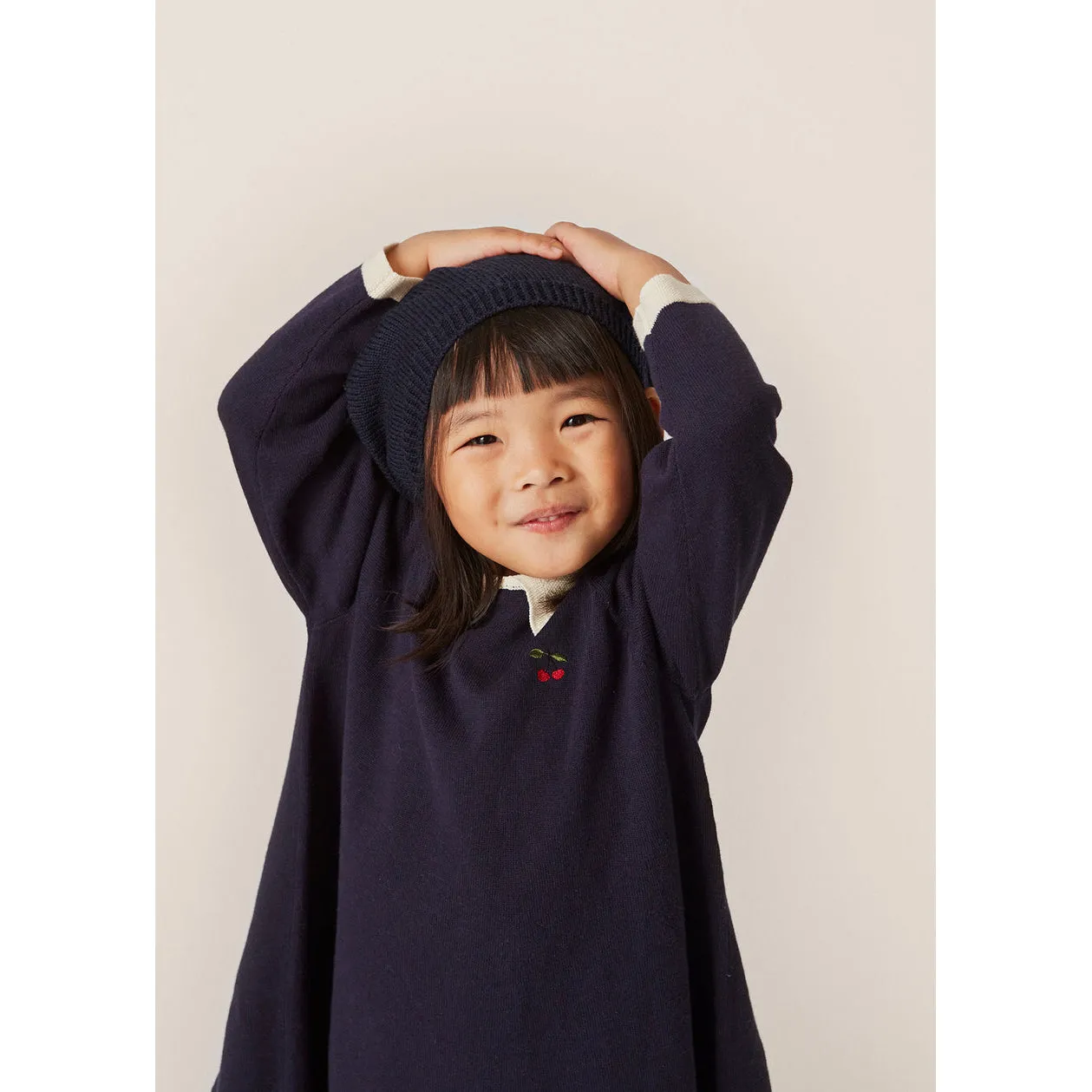 Konges Sløjd Venton Knit Dress GOTS Navy