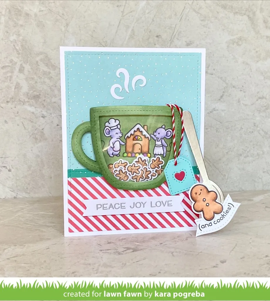 LAWN FAWN: Stitched Mug Frame | Lawn Cuts Die.