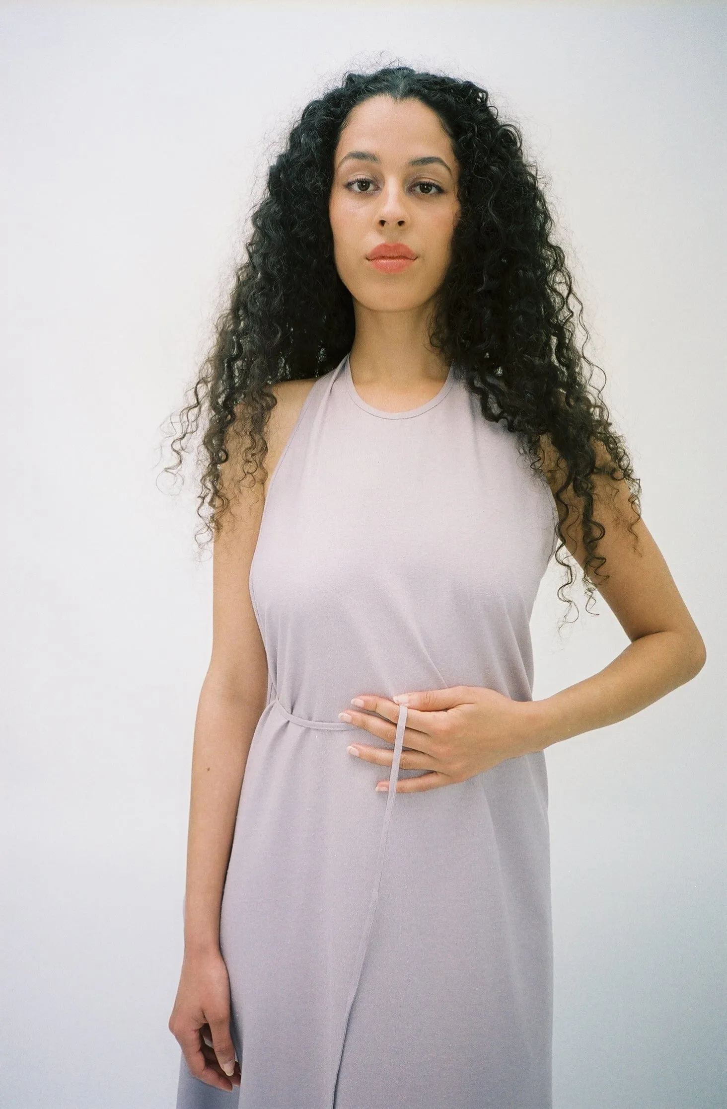 Lilac Apron Dress