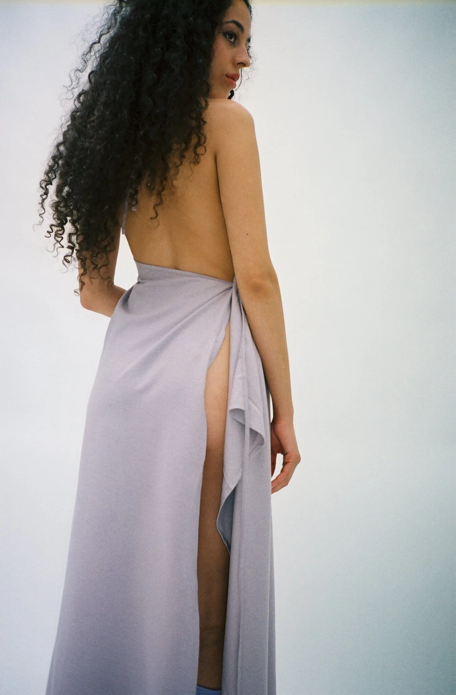 Lilac Apron Dress