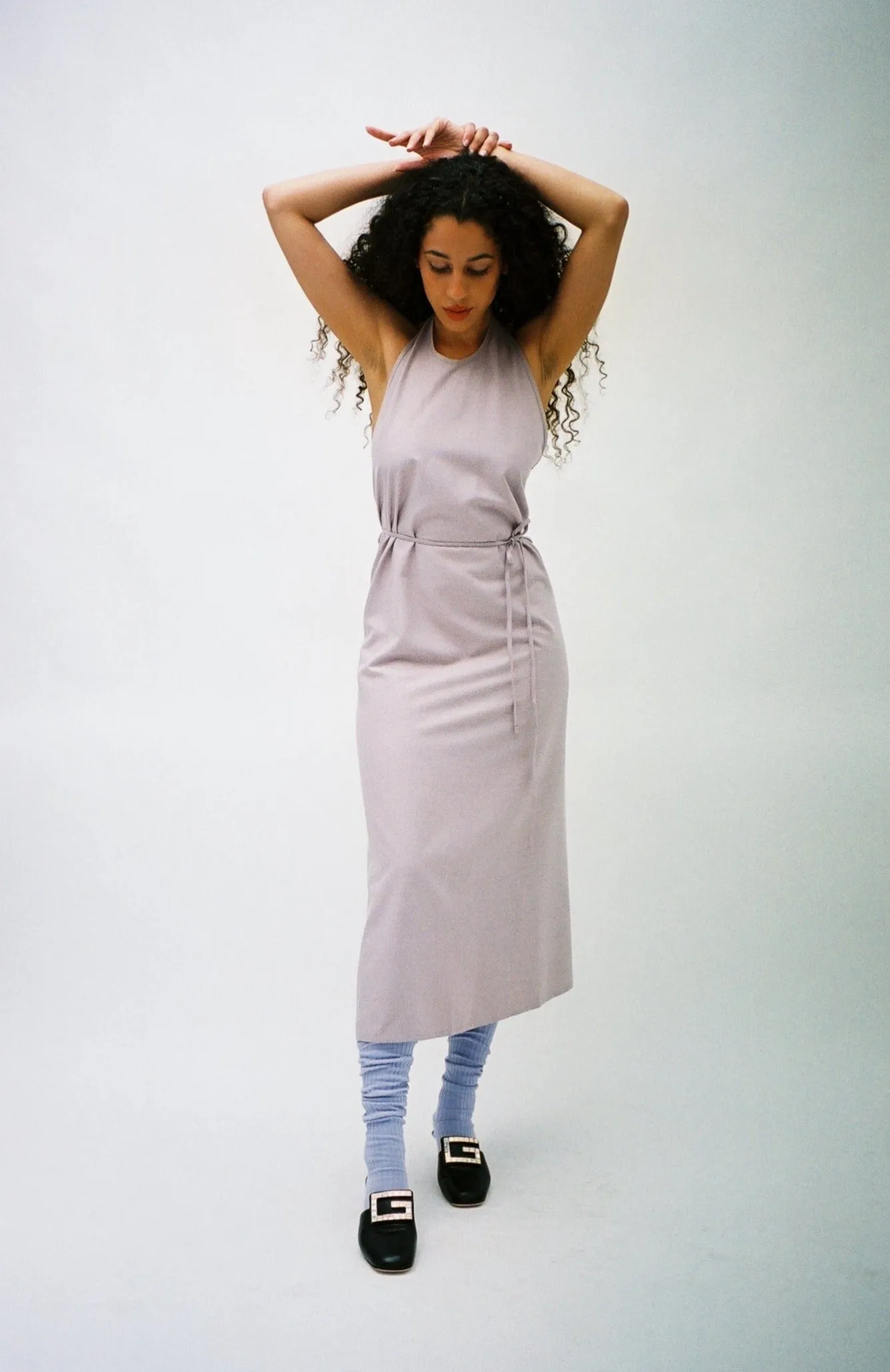 Lilac Apron Dress