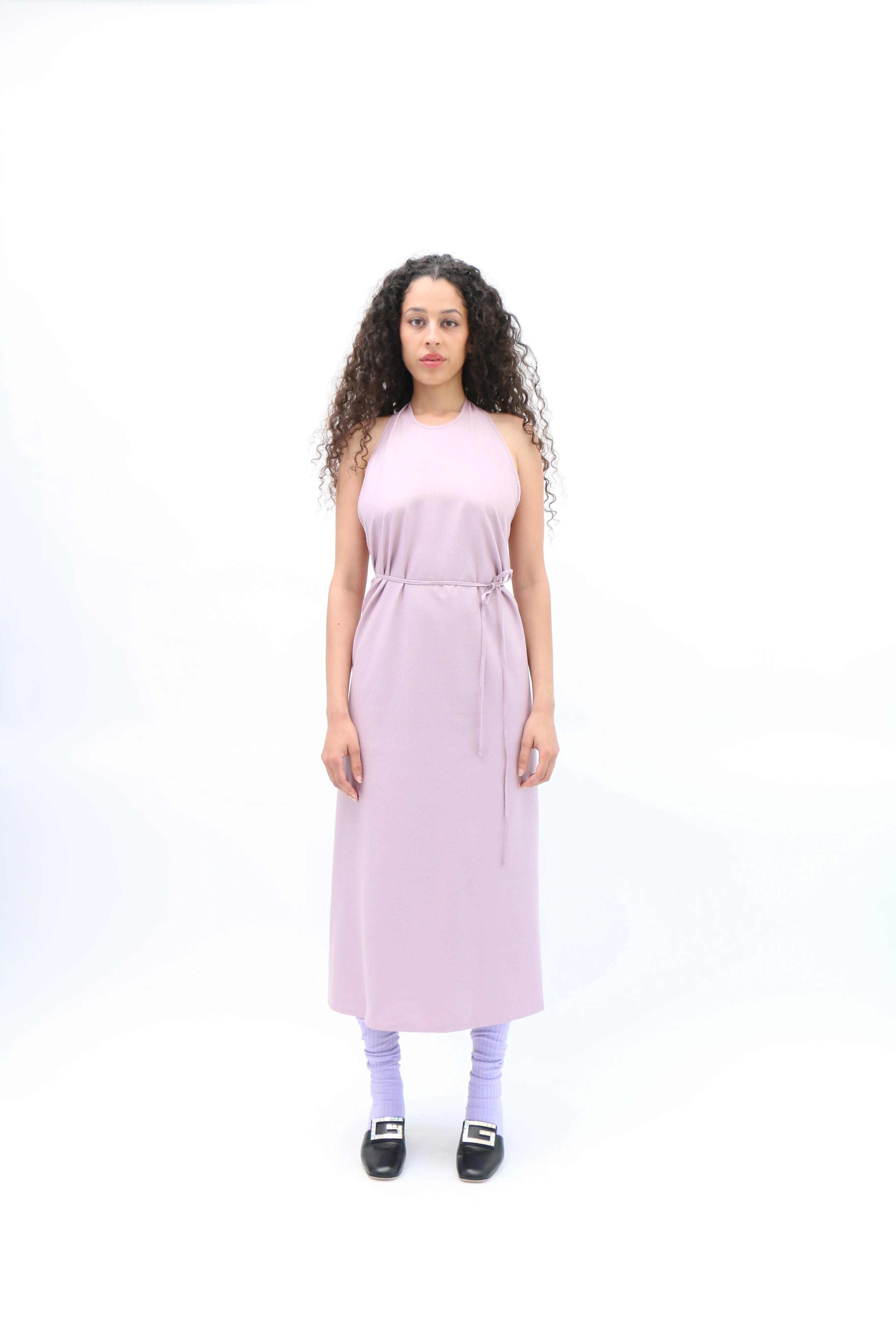 Lilac Apron Dress