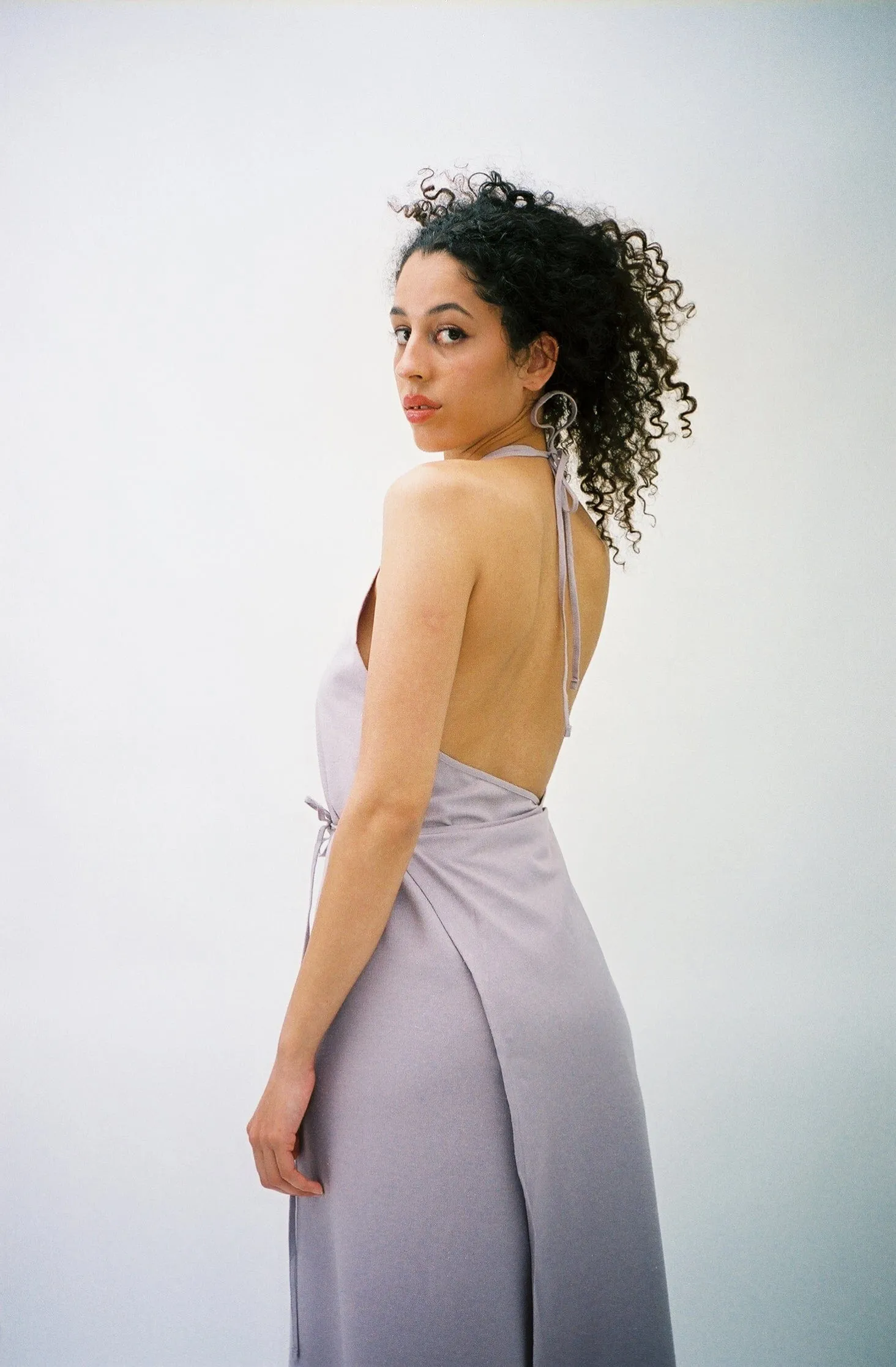 Lilac Apron Dress