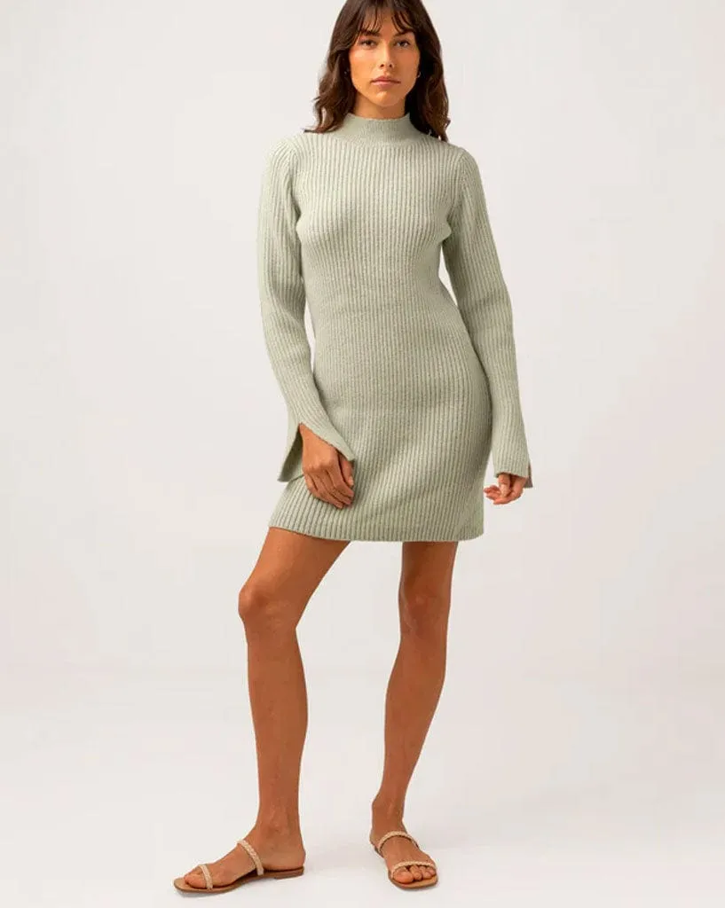 Long Sleeve Knit Mini Dress