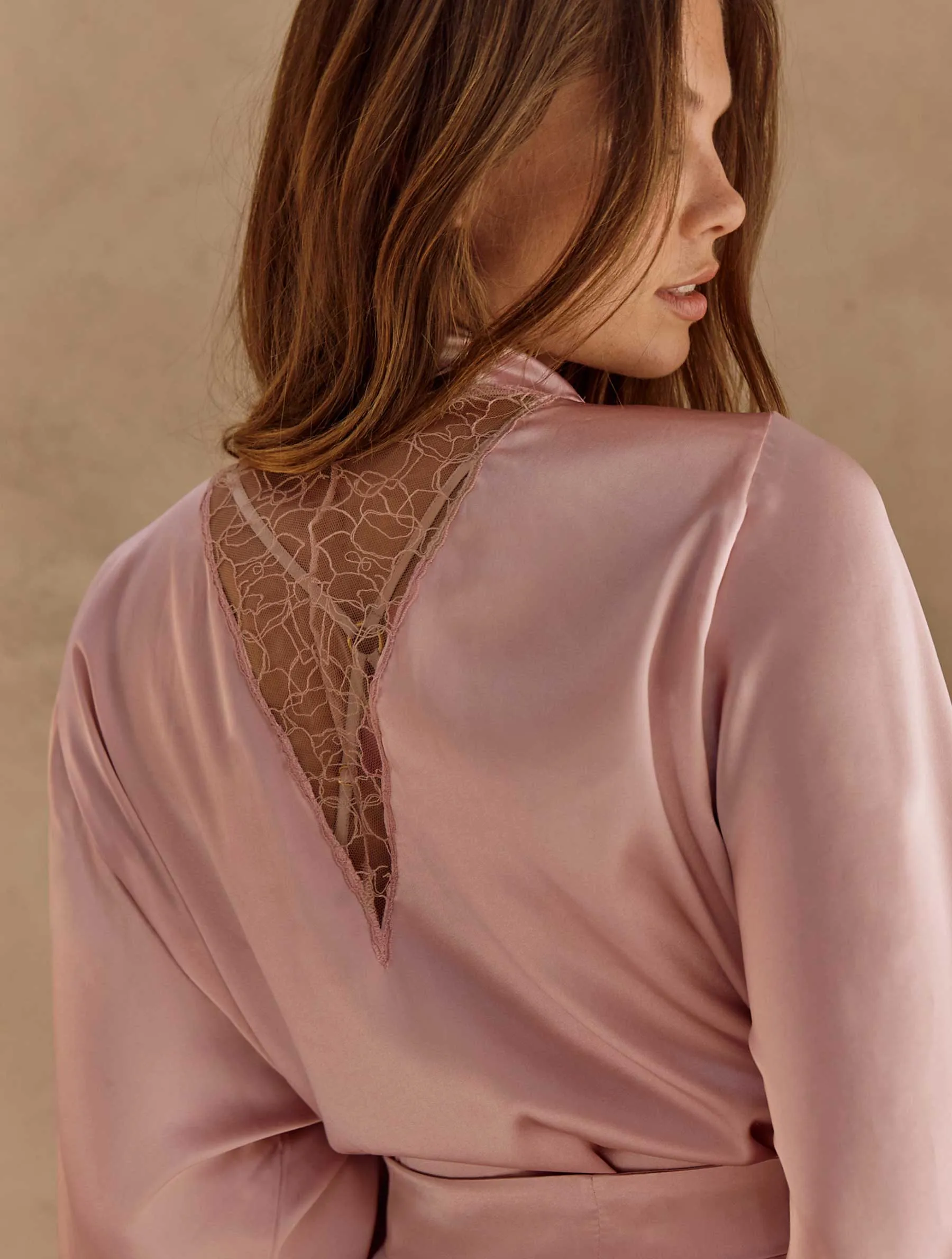 Maple Silk Robe