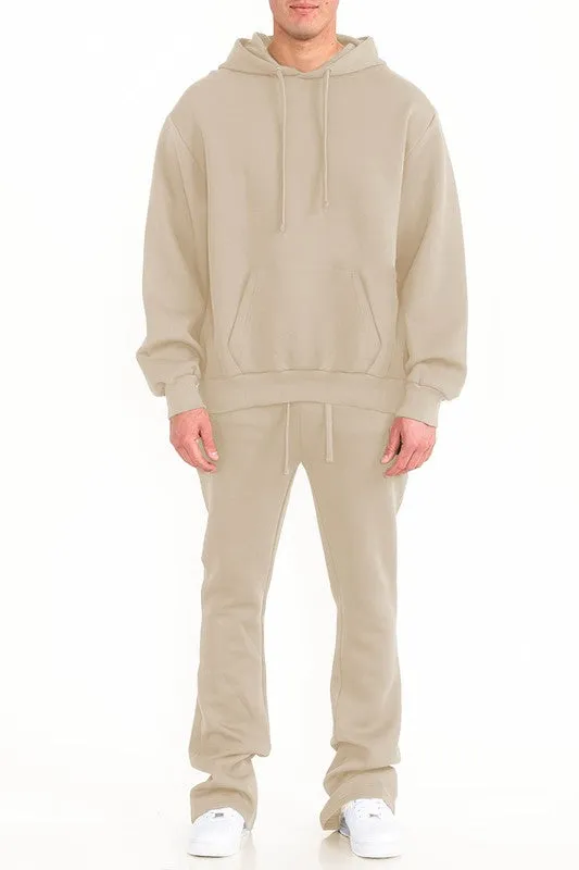 Marco Solid Fleece Flare Stacked Set