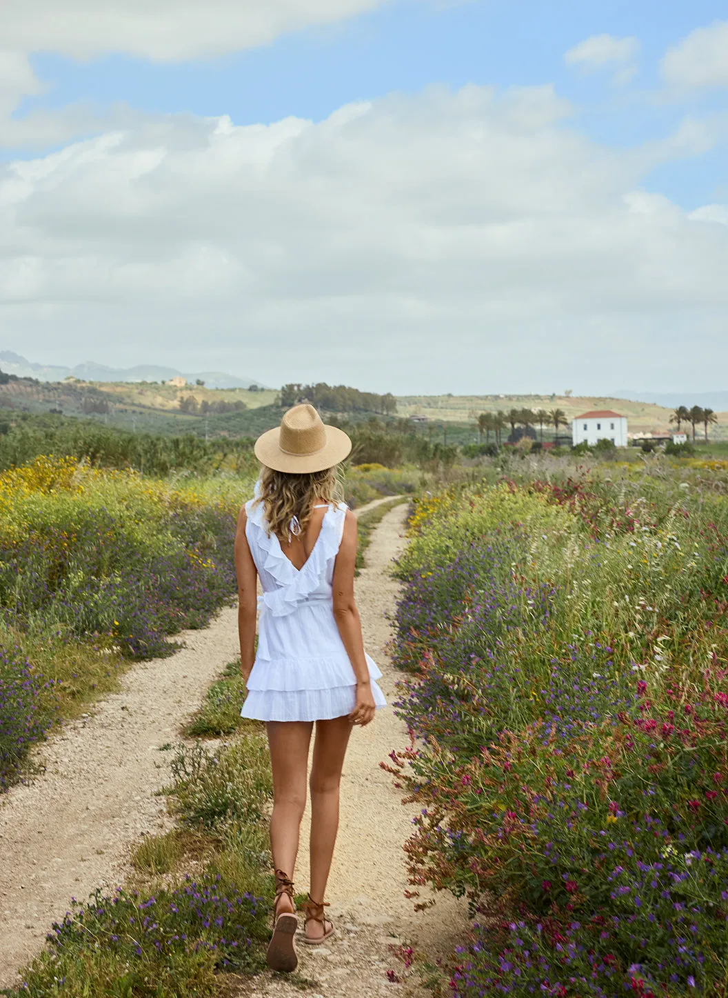 Molly White Dress