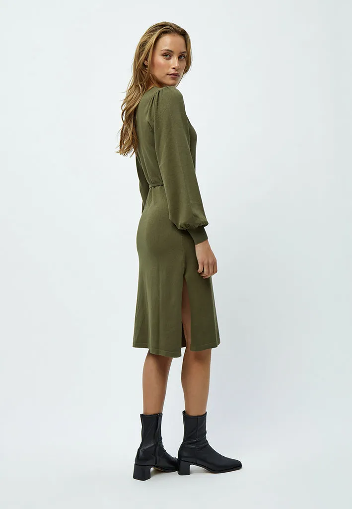 MSAstrid Knit Midi Dress - Ivy green
