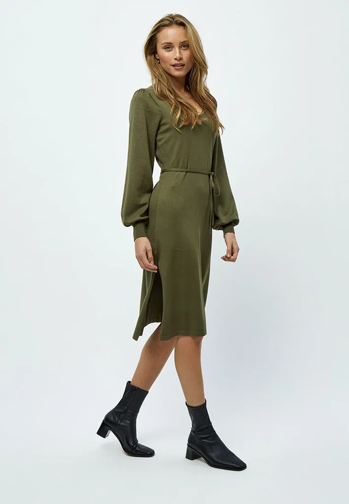 MSAstrid Knit Midi Dress - Ivy green