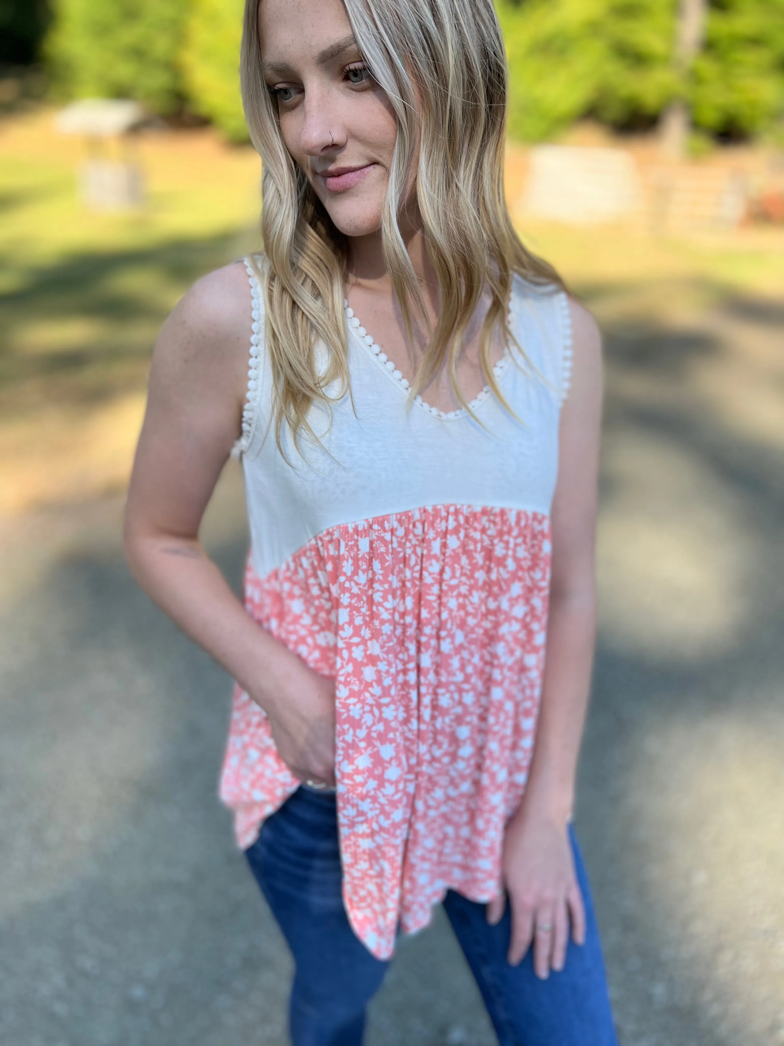 *Outlet* Jessica Tank (Pink)