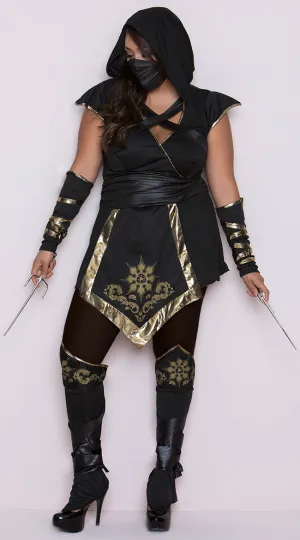Plus Size Ninja's Mystique Costume
