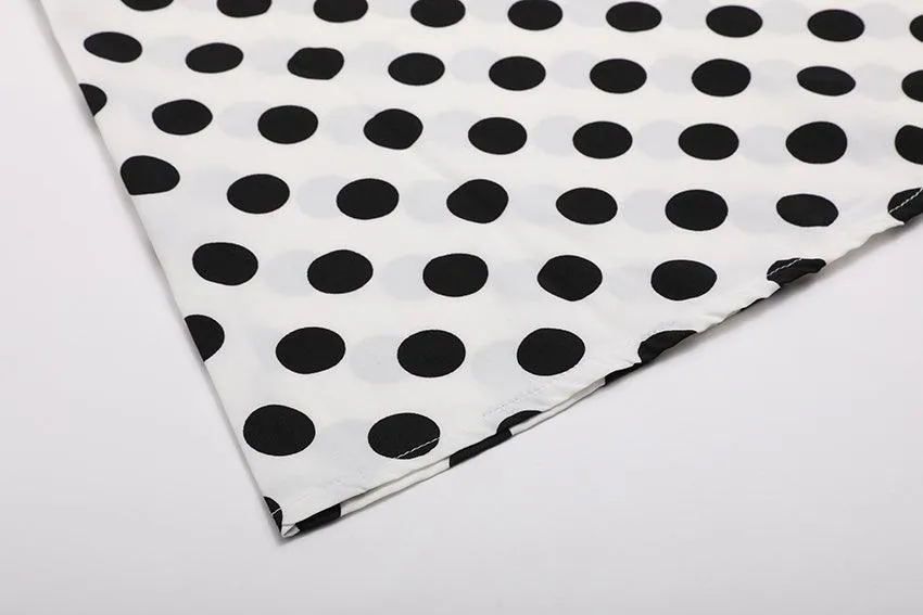 POLKA DOT PERFECT WRAP DRESS