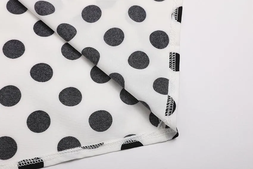POLKA DOT PERFECT WRAP DRESS