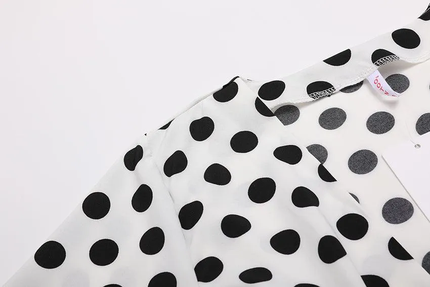 POLKA DOT PERFECT WRAP DRESS