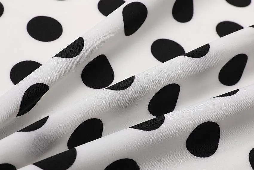POLKA DOT PERFECT WRAP DRESS