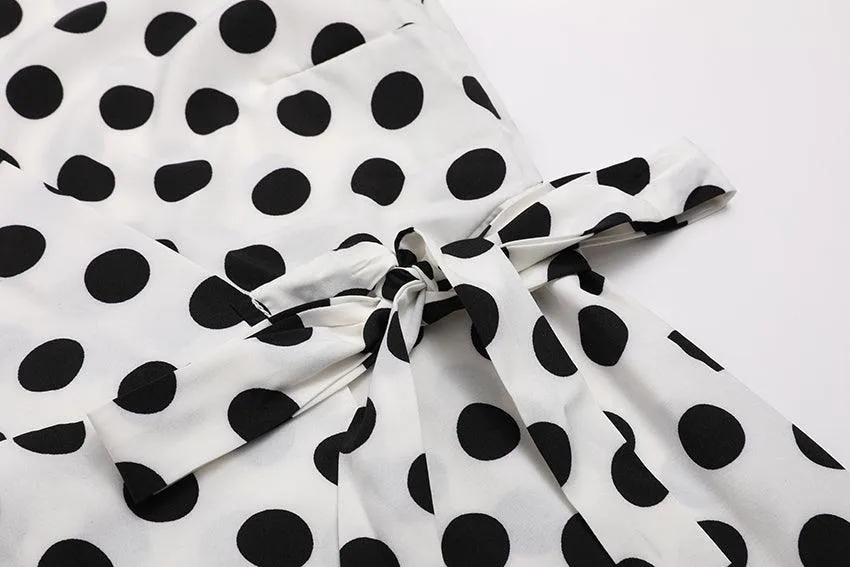 POLKA DOT PERFECT WRAP DRESS