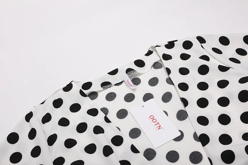 POLKA DOT PERFECT WRAP DRESS