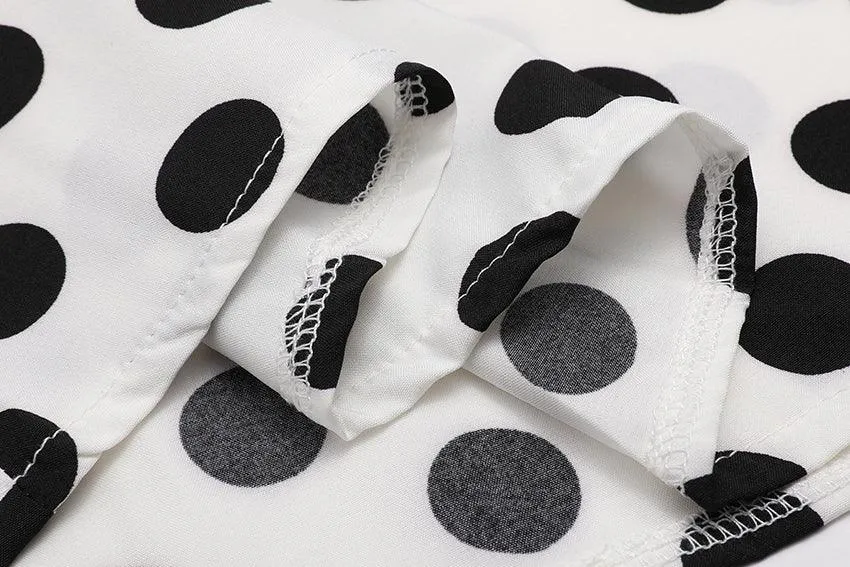 POLKA DOT PERFECT WRAP DRESS