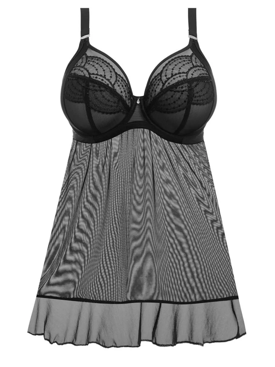 Priya Babydoll - Black