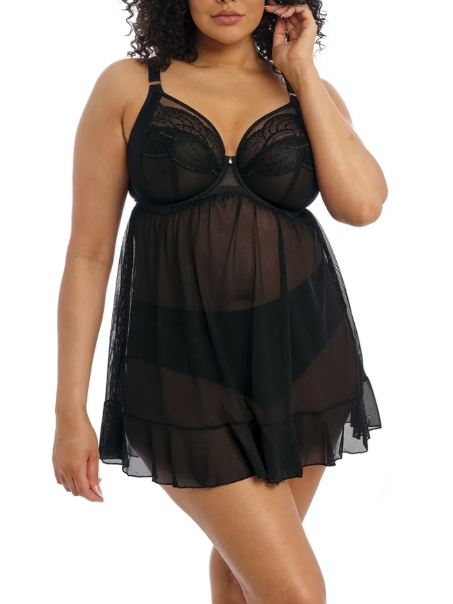 Priya Babydoll - Black
