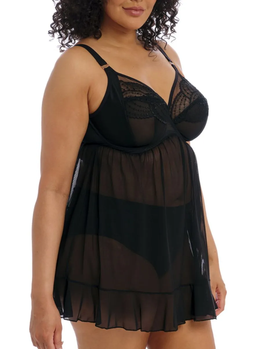 Priya Babydoll - Black