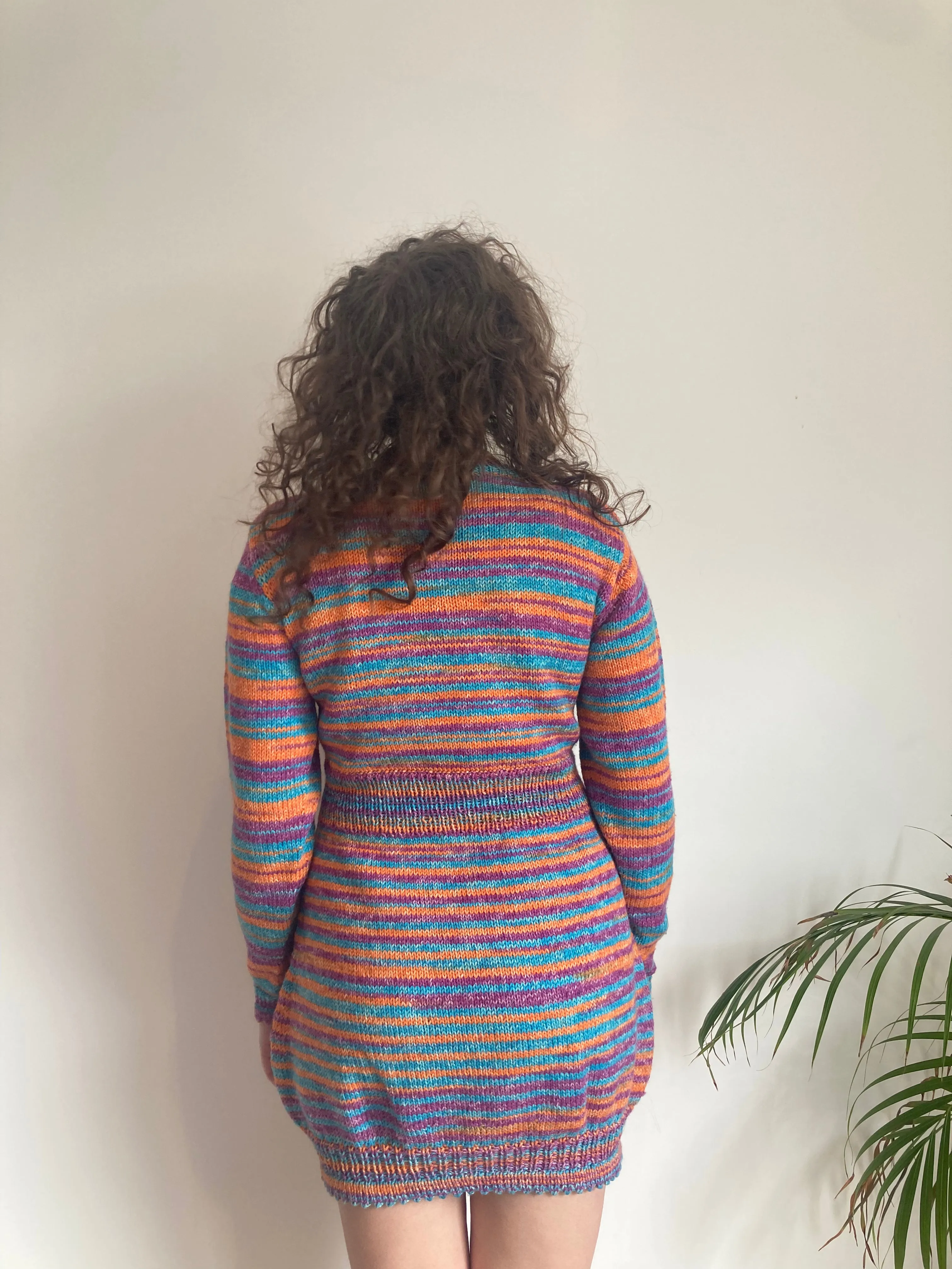 Puff Skirt Knit Dress (S-M)