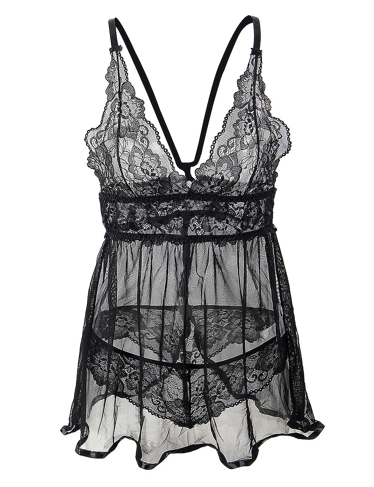 Queen Sultry Rear View Babydoll
