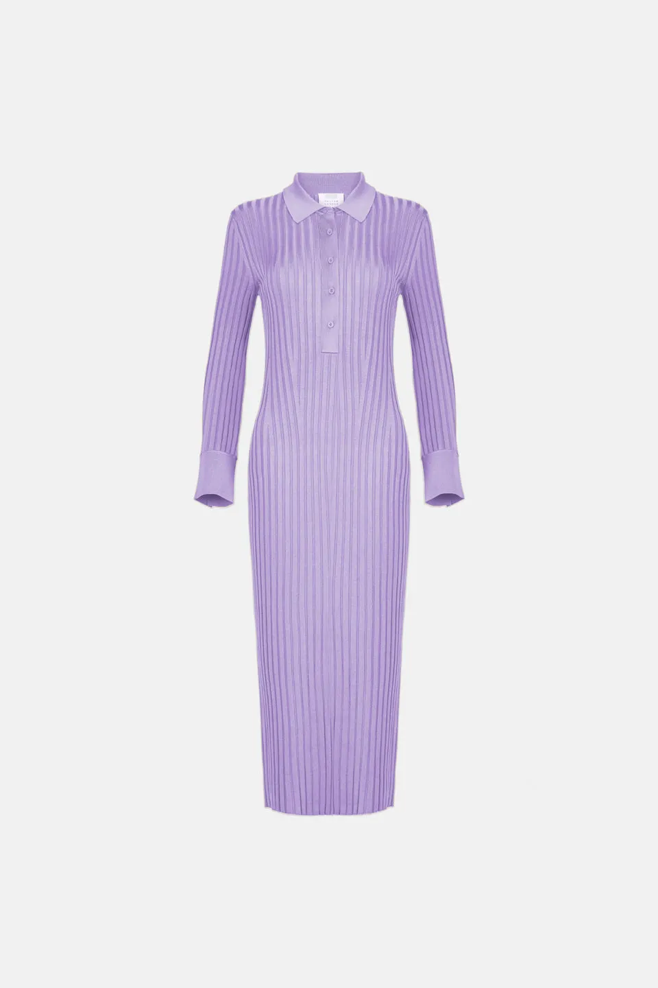 Rhea Henley Dress - Lilac