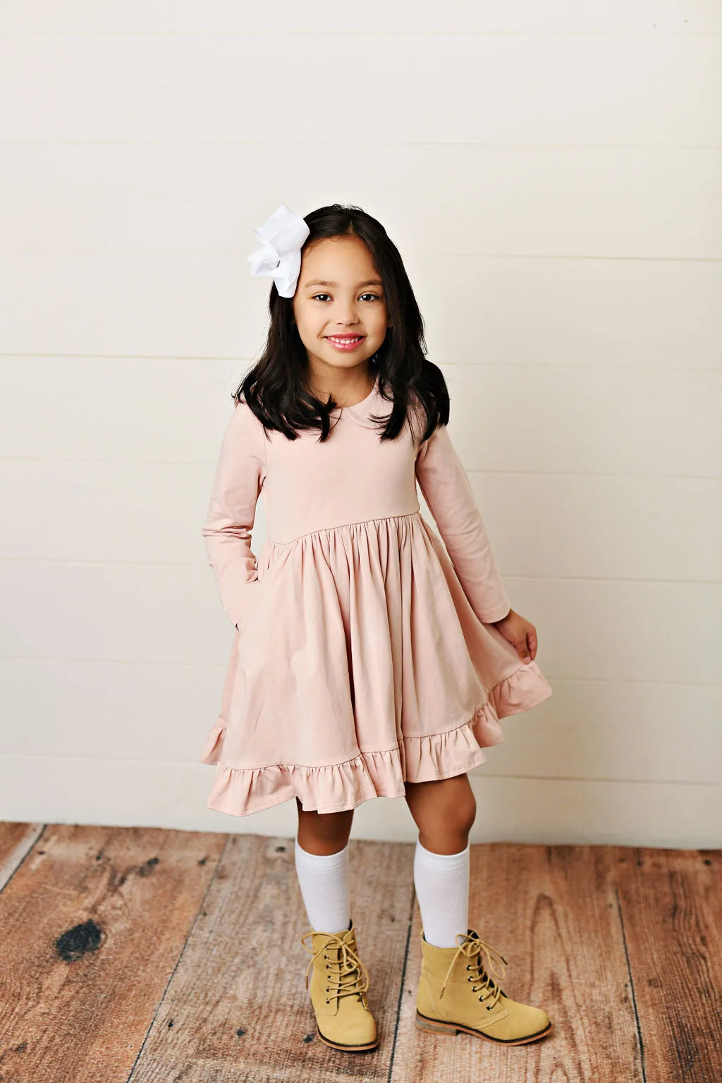 Serendipity Mauve Pocket Dress