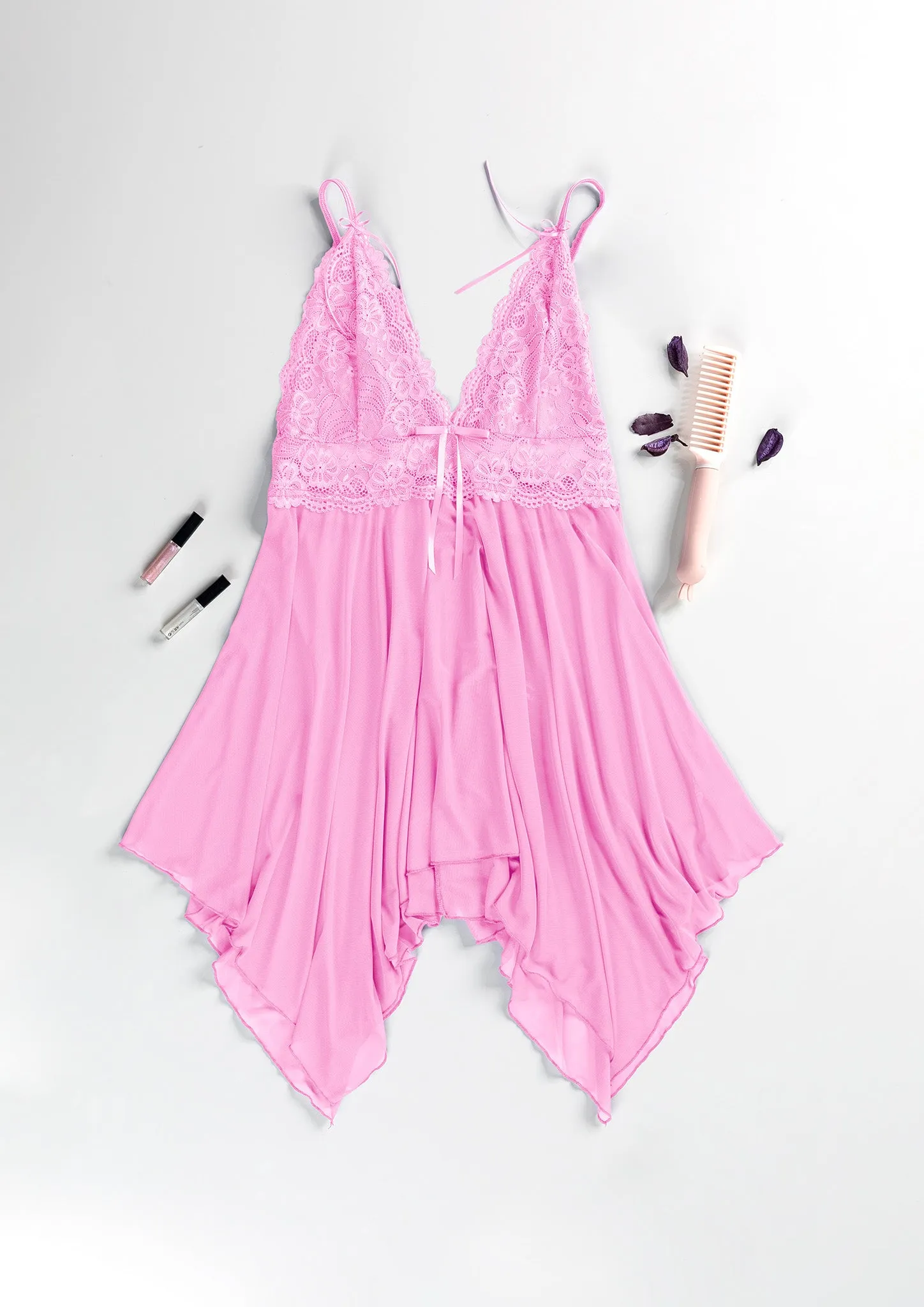Stretch Mesh Babydoll 4203-24