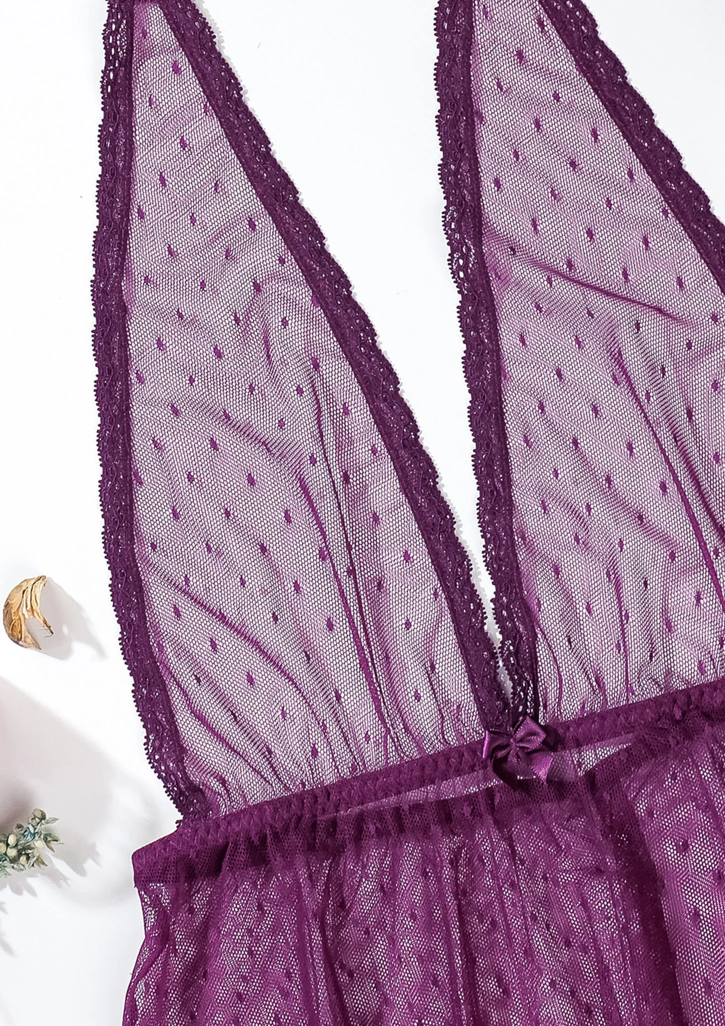 Stretch Mesh Babydoll 4357