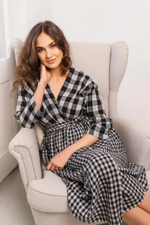Teresita Organic Cotton Wrap Dress