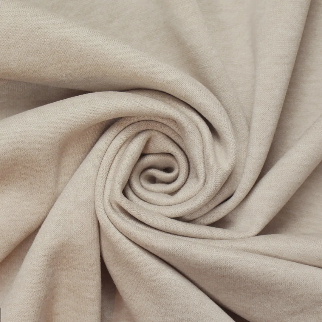 thick and soft Oeko-tex certified doubleknit - oatmeal