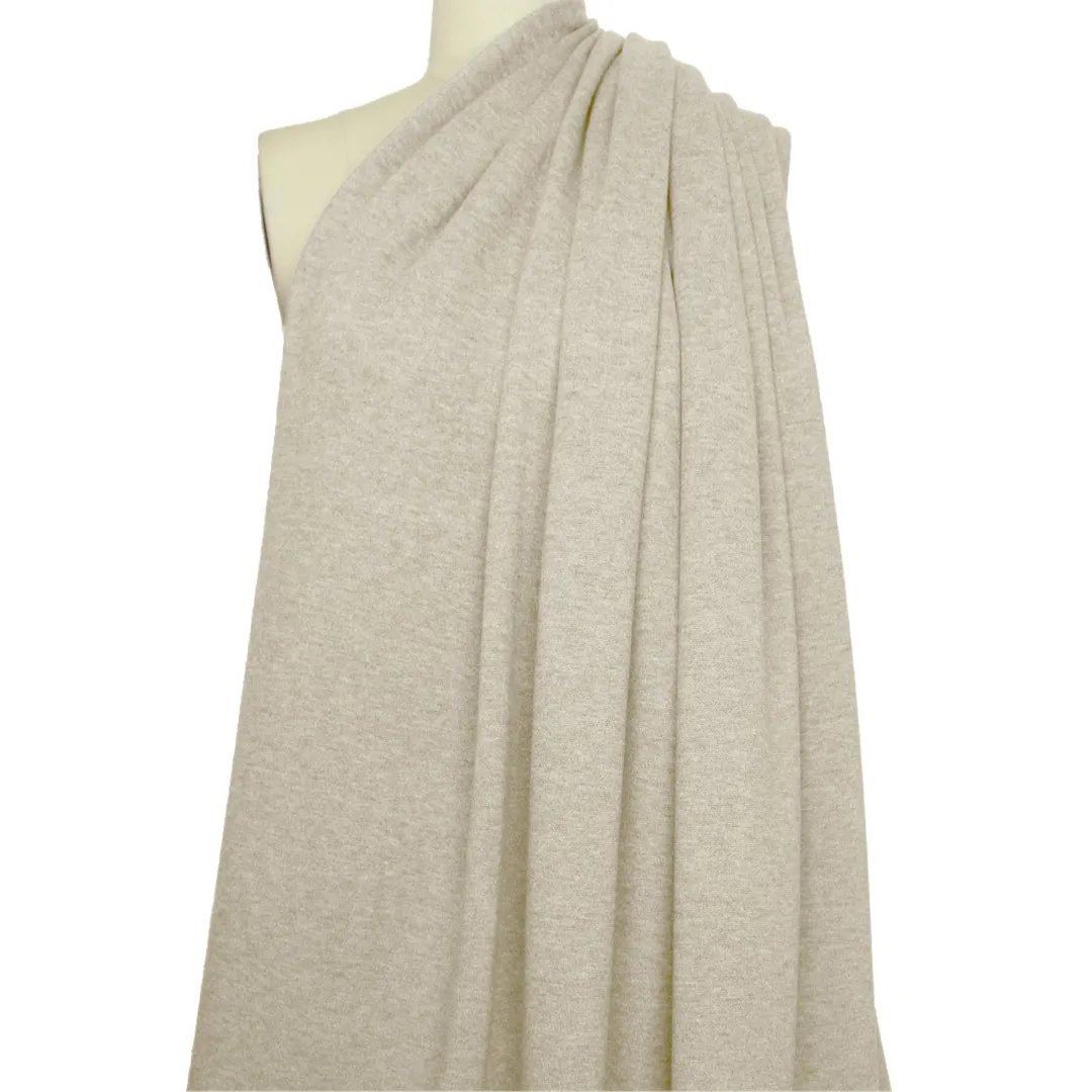thick and soft Oeko-tex certified doubleknit - oatmeal