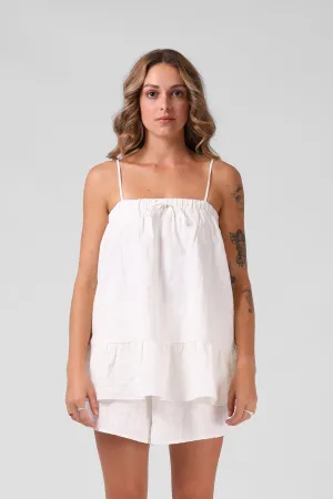 Tilly Top - White Textured