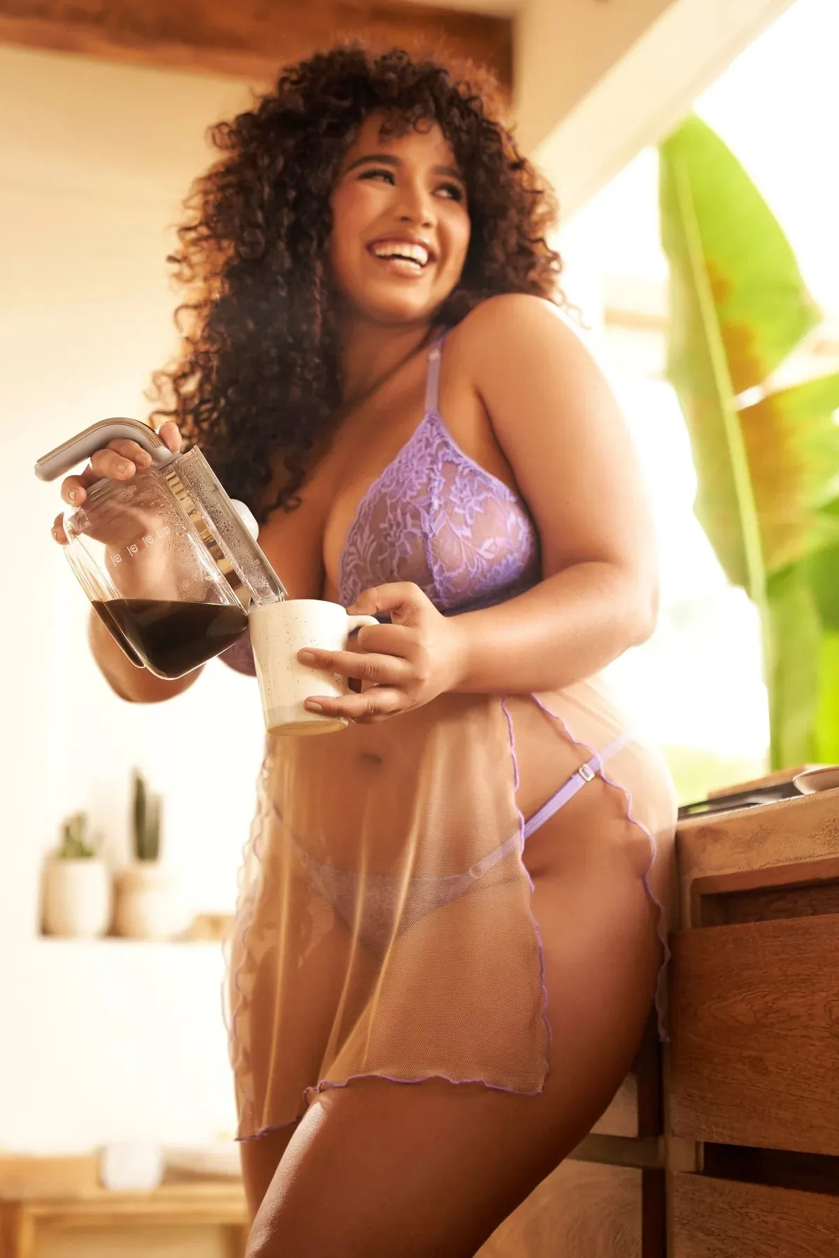 Verona Tulle Babydoll Set