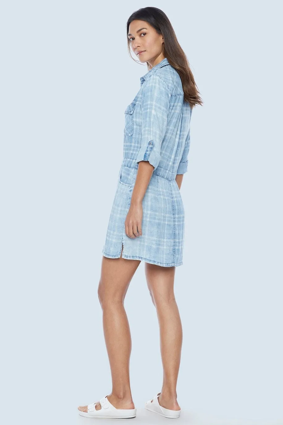 Voyage Plaid Dress