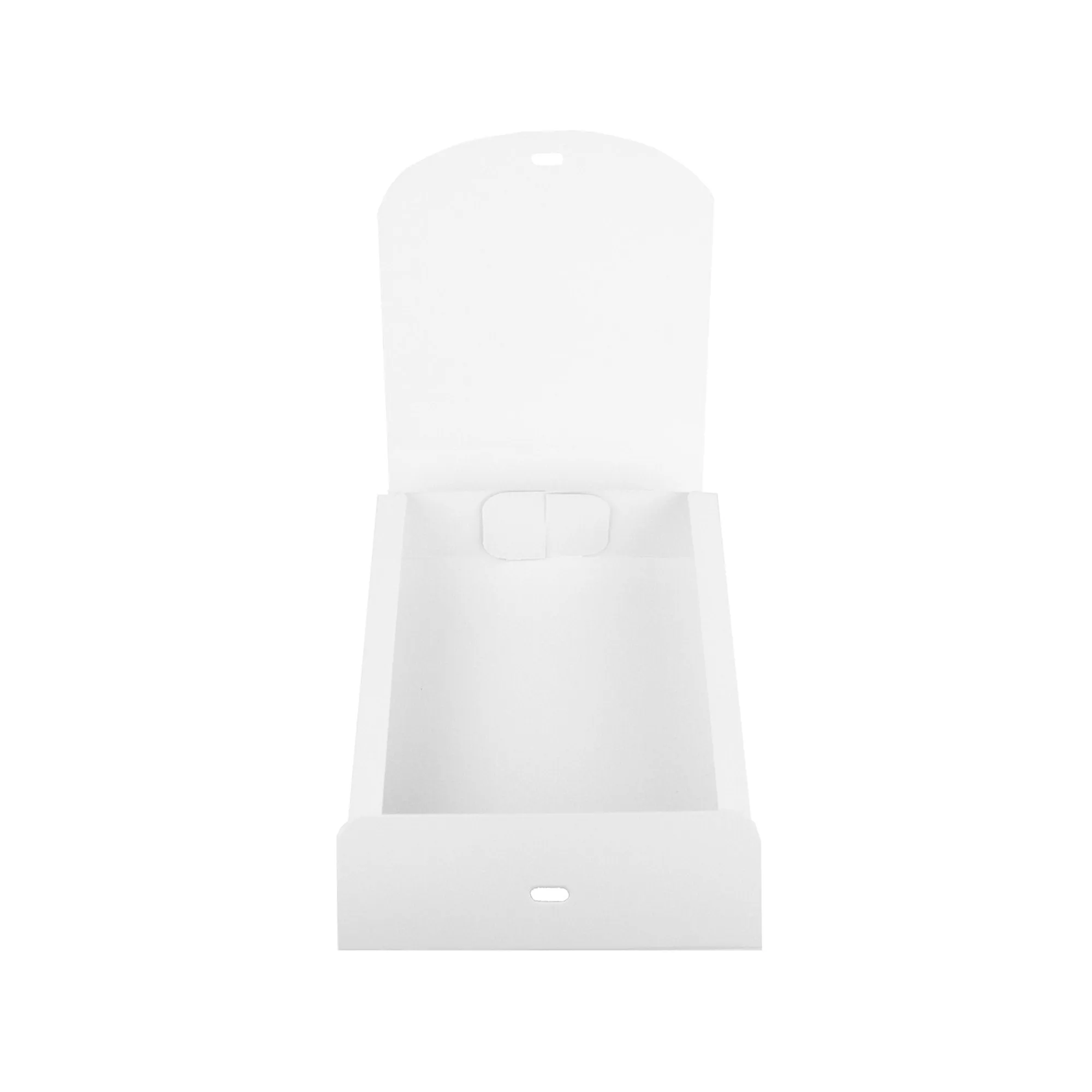 White Top-Flap Style Kraft Boxes with Christmas Ribbon Pack of 12 (Sizes Available)