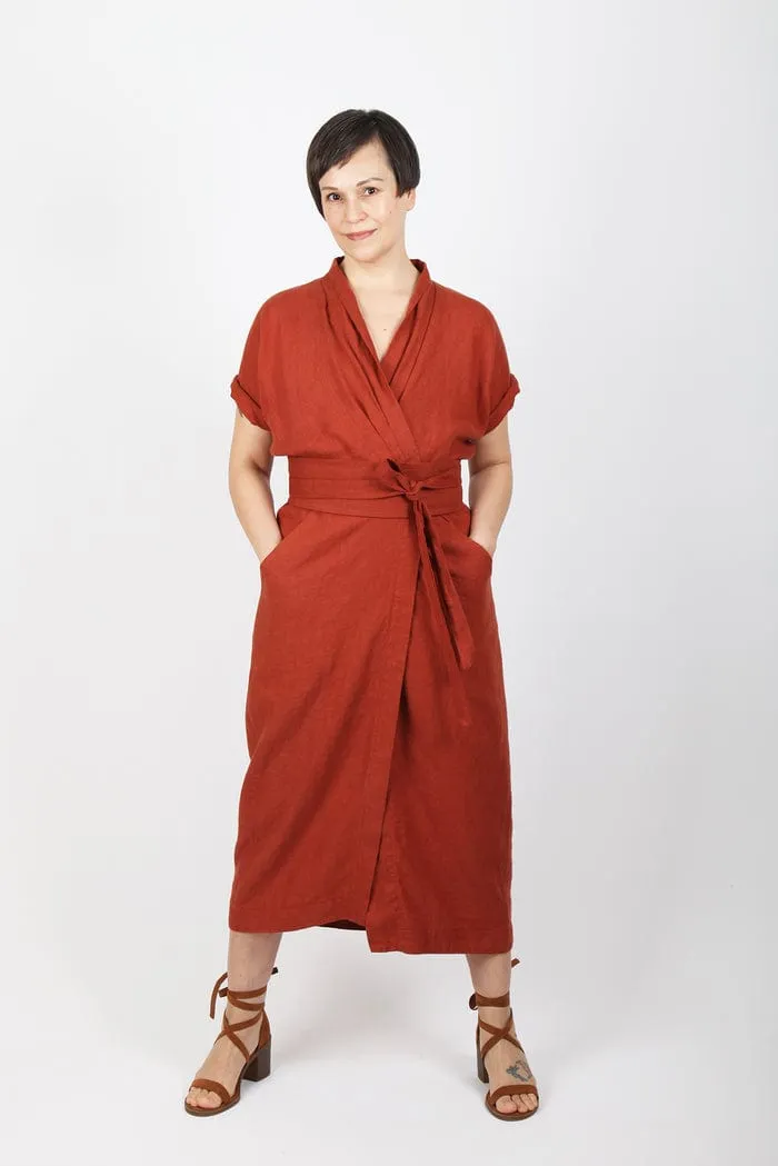 Wildwood Wrap Dress Sizes 00-34 - Sew House Seven