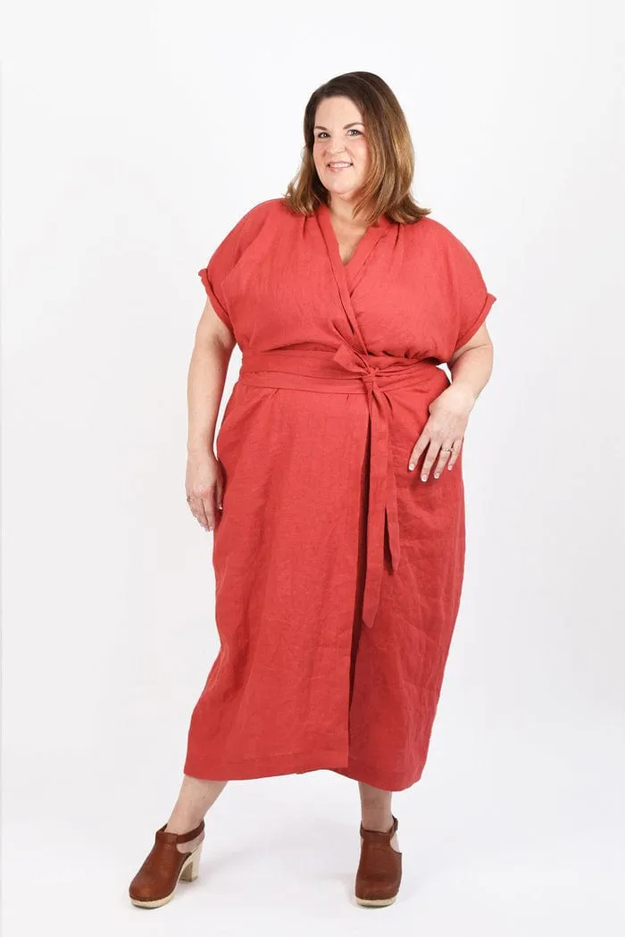 Wildwood Wrap Dress Sizes 00-34 - Sew House Seven