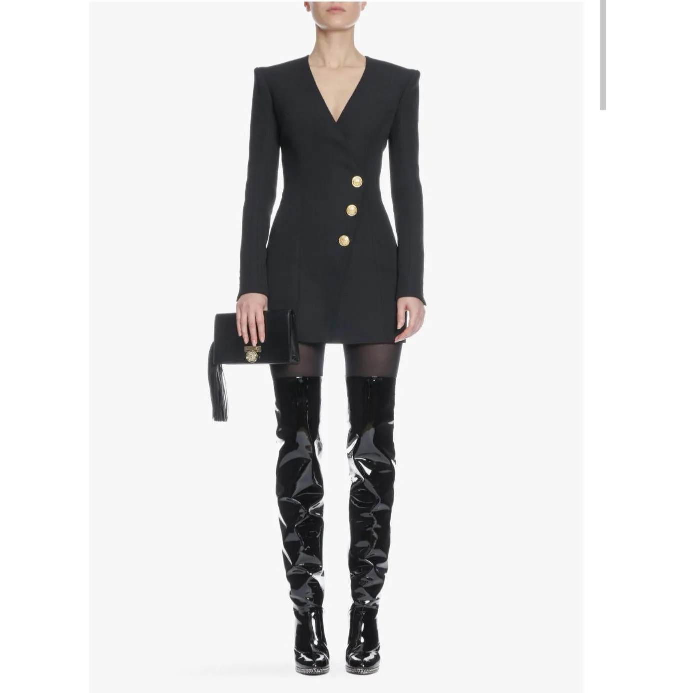 Wrap Over Mini Dress