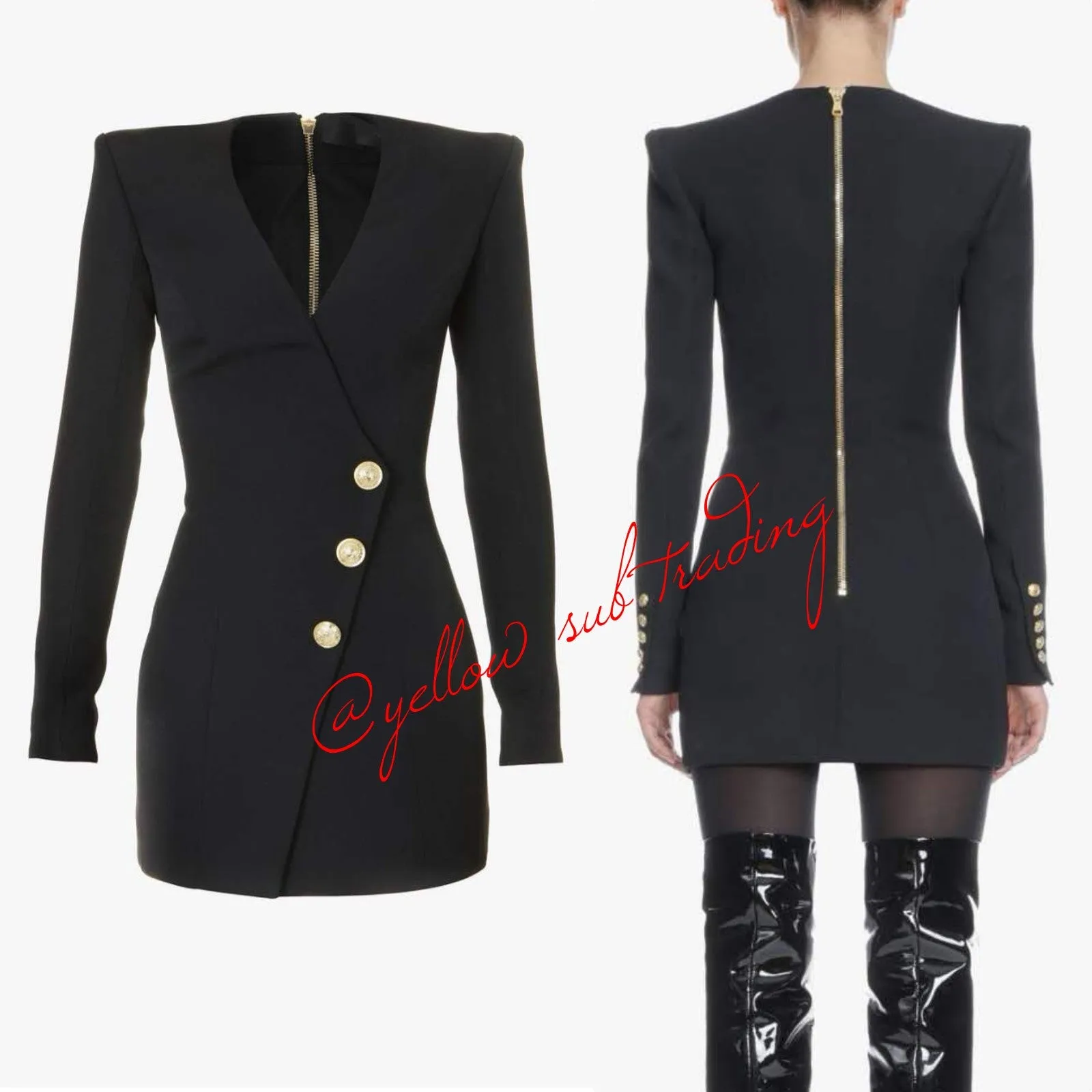 Wrap Over Mini Dress