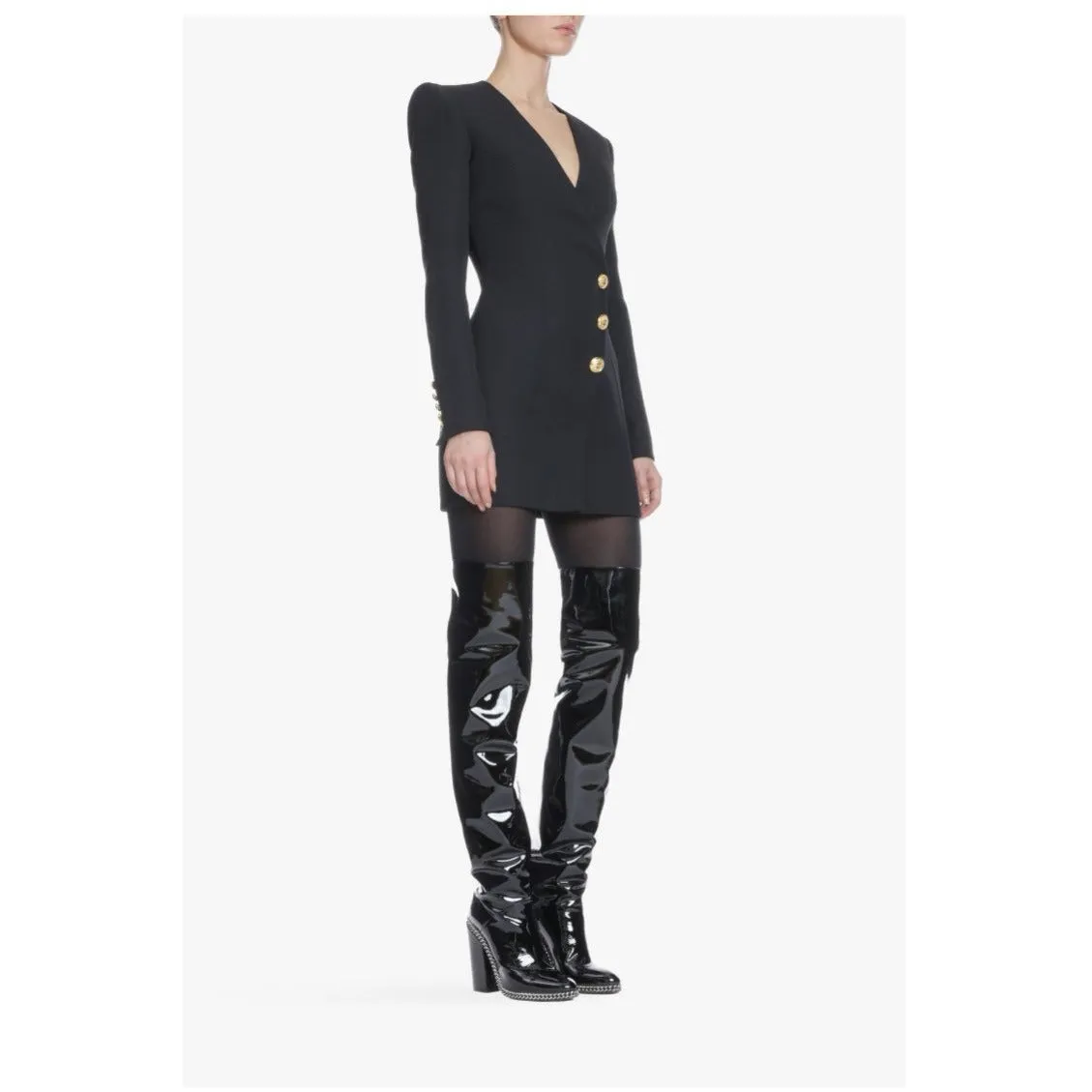 Wrap Over Mini Dress